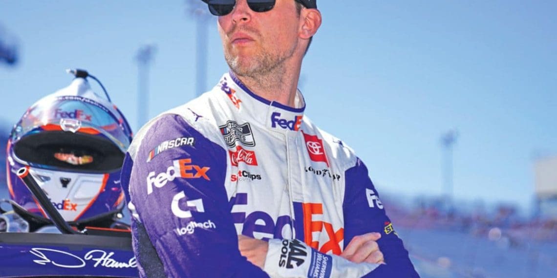 VIDEO: Denny Hamlin taunts jeering spectators once more with a provocative remark following victory in LA Clash race.