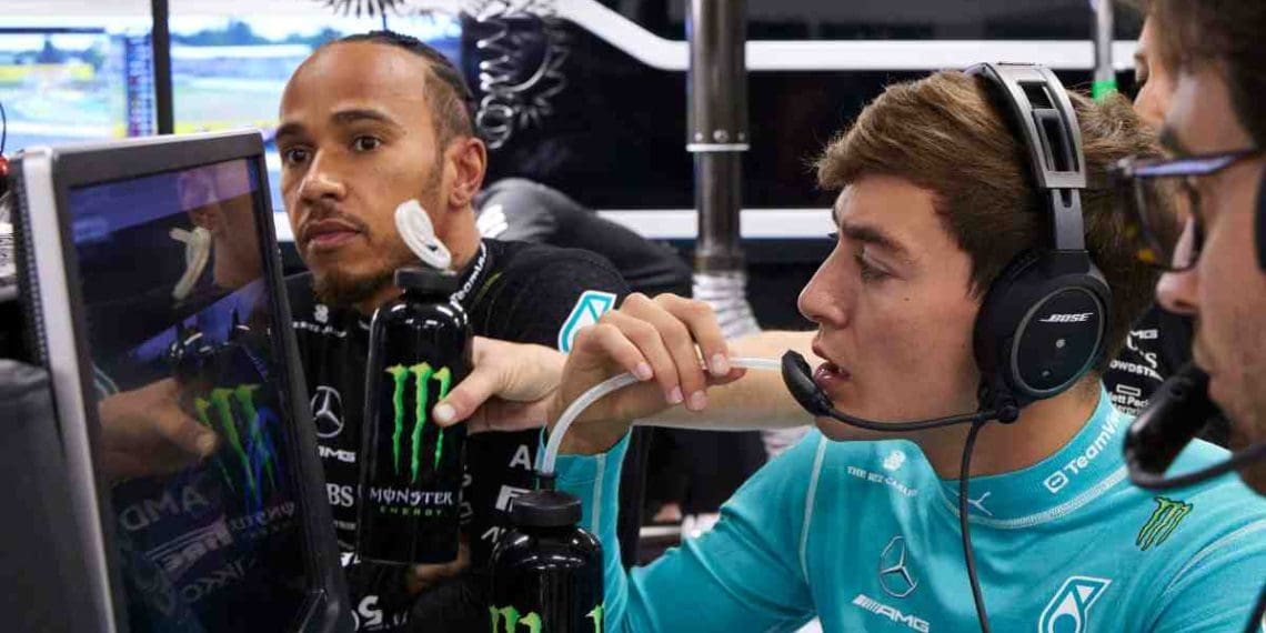 GEORGE RUSSELL REVELA: Pilotos enviaram mensagens sobre vaga aberta na Mercedes de Lewis Hamilton em 2025.