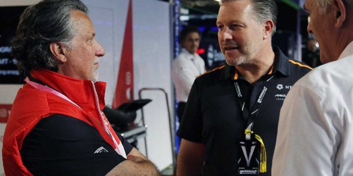 Zak Brown sugere que a Andretti-Cadillac poderia adquirir uma equipe atual da F1, mesmo que nenhuma equipe esteja oficialmente à venda.