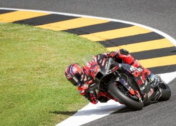 Artistas em destaque na primeira sessão de treinos do MotoGP em Mugello.