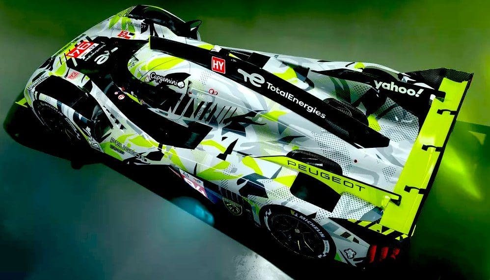 Nova e emocionante design para o carro protótipo Le Mans 9X8 da Peugeot: Uma abordagem ousada e inovadora!