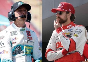 Ryan Blaney alleges that Denny Hamlin ‘made an early move on the last restart’ to secure victory in the LA Clash.