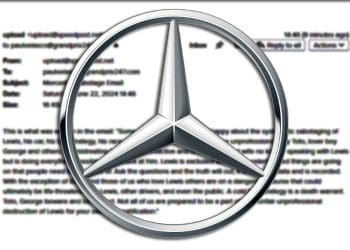 E-mail completo do “sabotagem” da Mercedes encaminhado para autoridades.