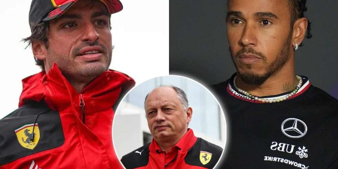 Especialista da F1 afirma que Fred Vasseur não vai se arrepender de trocar Carlos Sainz por Lewis Hamilton.