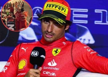 Fãs criticam Ferrari por celebrar pódio de Carlos Sainz no X após ignorá-lo após GP do Bahrein.