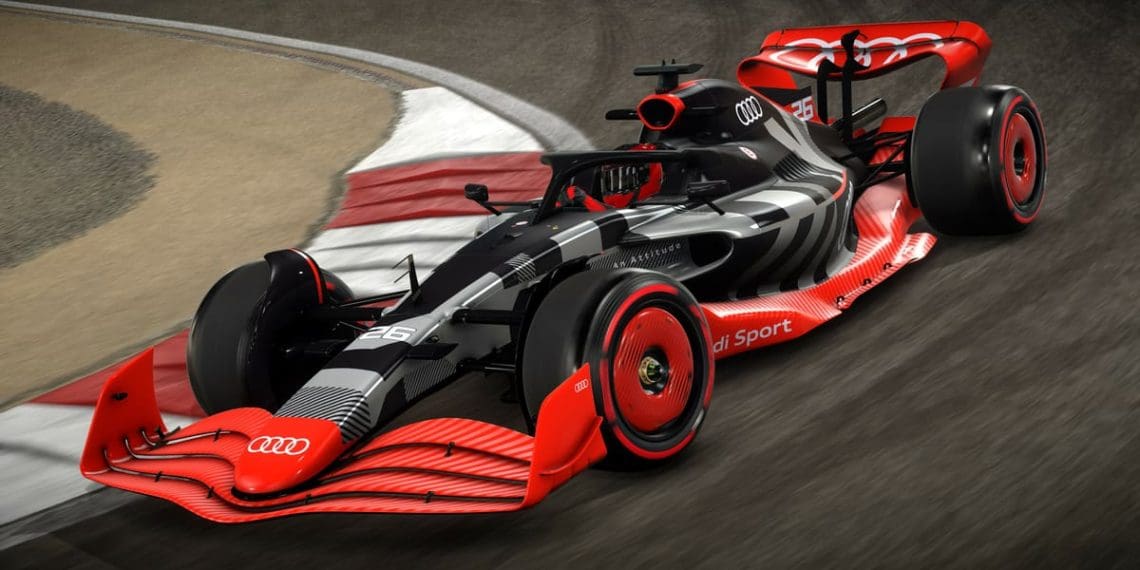 Audi enfrenta Red Bull em batalhas de mercado de pilotos na Fórmula 1.