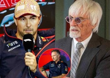 Christian Horner revela que Sergio Perez utilizou ganhos de uma aposta durante o Grande Prêmio do Japão para acertar as contas com Bernie Ecclestone.