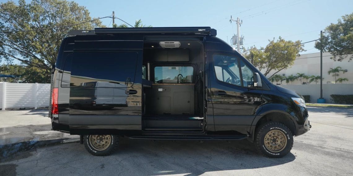 THIS SPRINT IS AN OFF-GRID-CAPABLE CAMPER FOR K9 UNITS