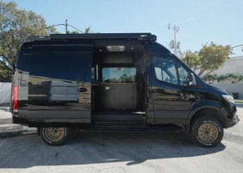 THIS SPRINT IS AN OFF-GRID-CAPABLE CAMPER FOR K9 UNITS