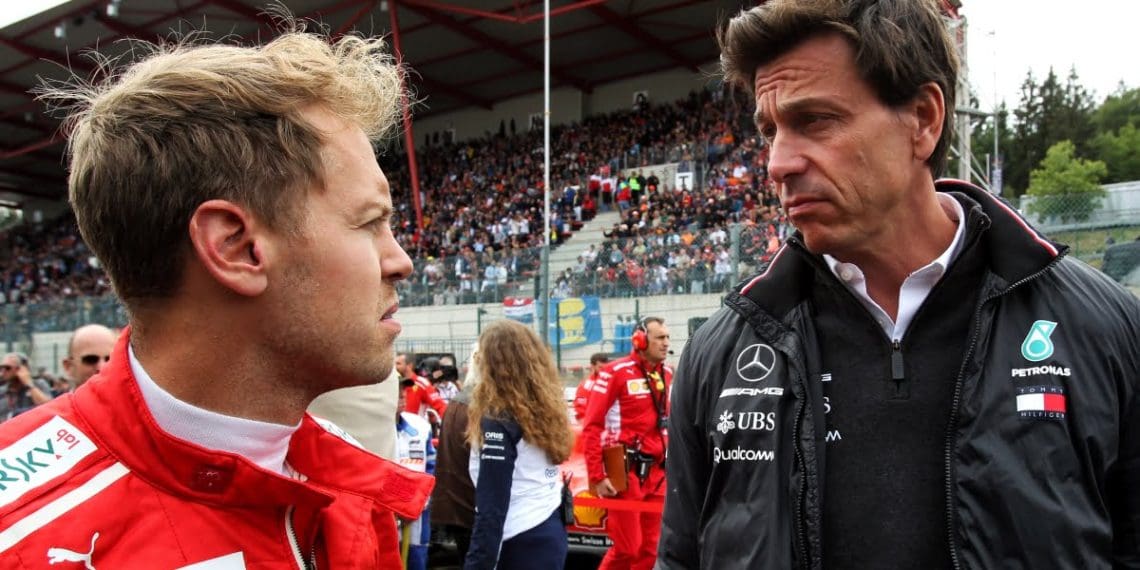 Wolff recusa descartar Vettel para conversas de F1 da Mercedes em 2025.