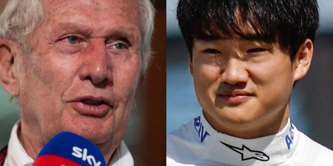 Helmut Marko sugere que Yuki Tsunoda igualou Max Verstappen no Grande Prêmio do Japão.