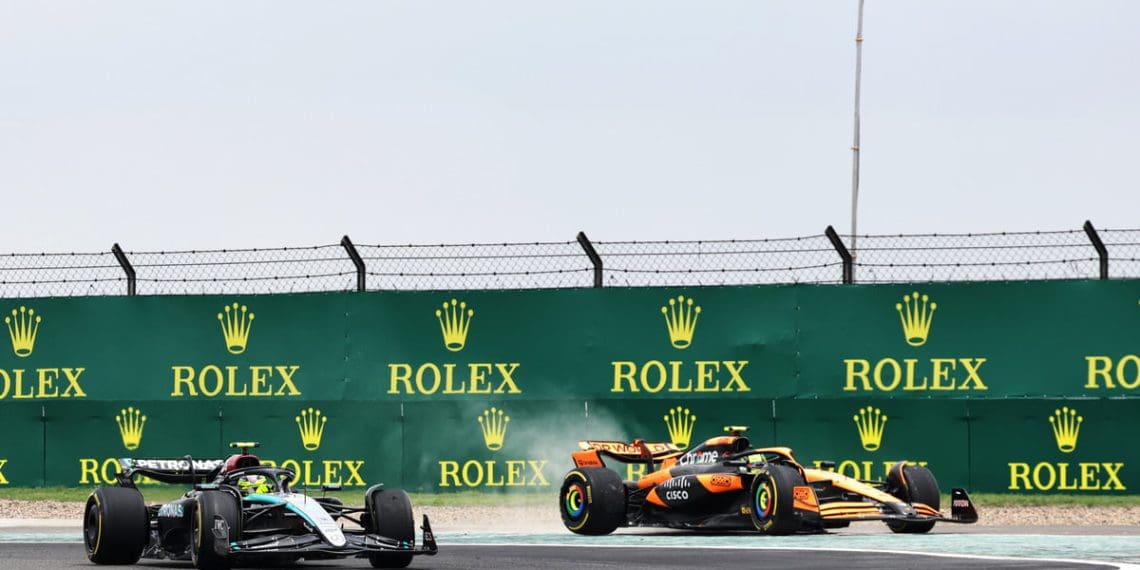 Erro de Norris custou caro na Sprint da Fórmula 1 na China.