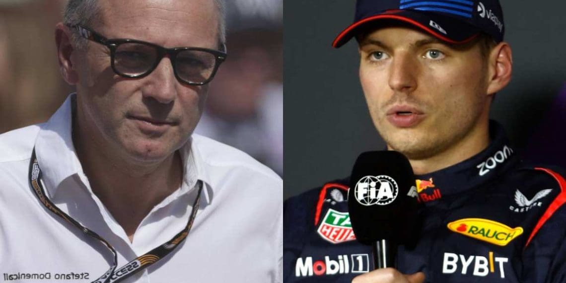 Stefano Domenicali prevê que Max Verstappen será superado por outro piloto eventualmente.