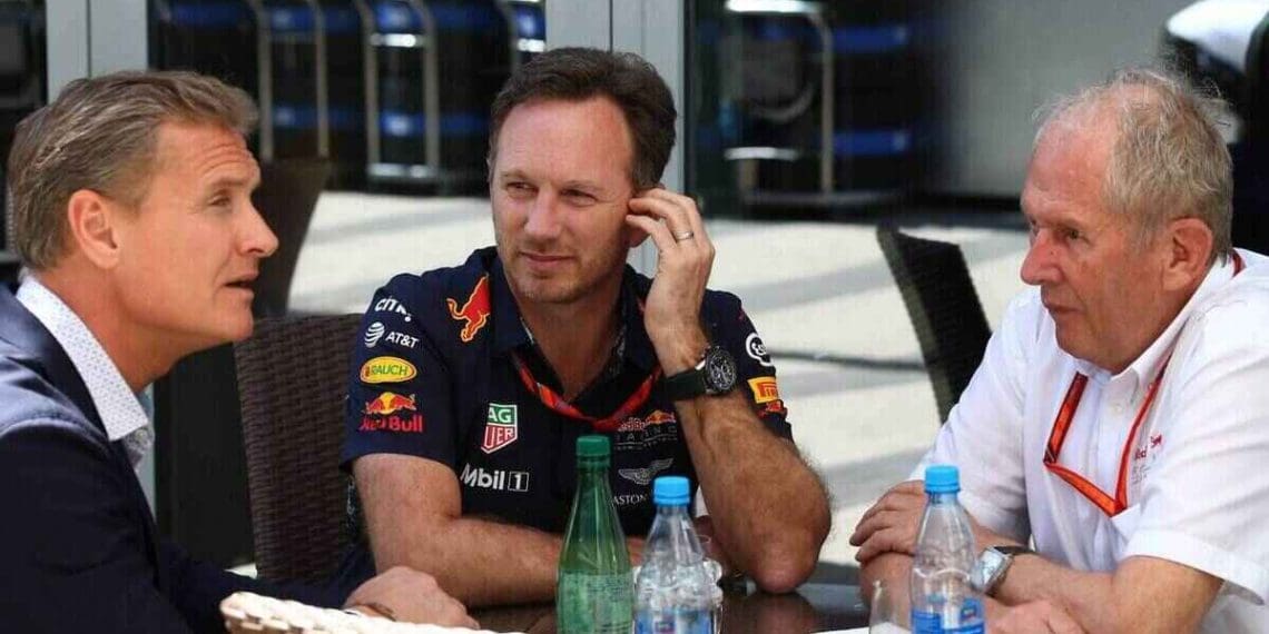 David Coulthard could replace Christian Horner at Milton Keynes.