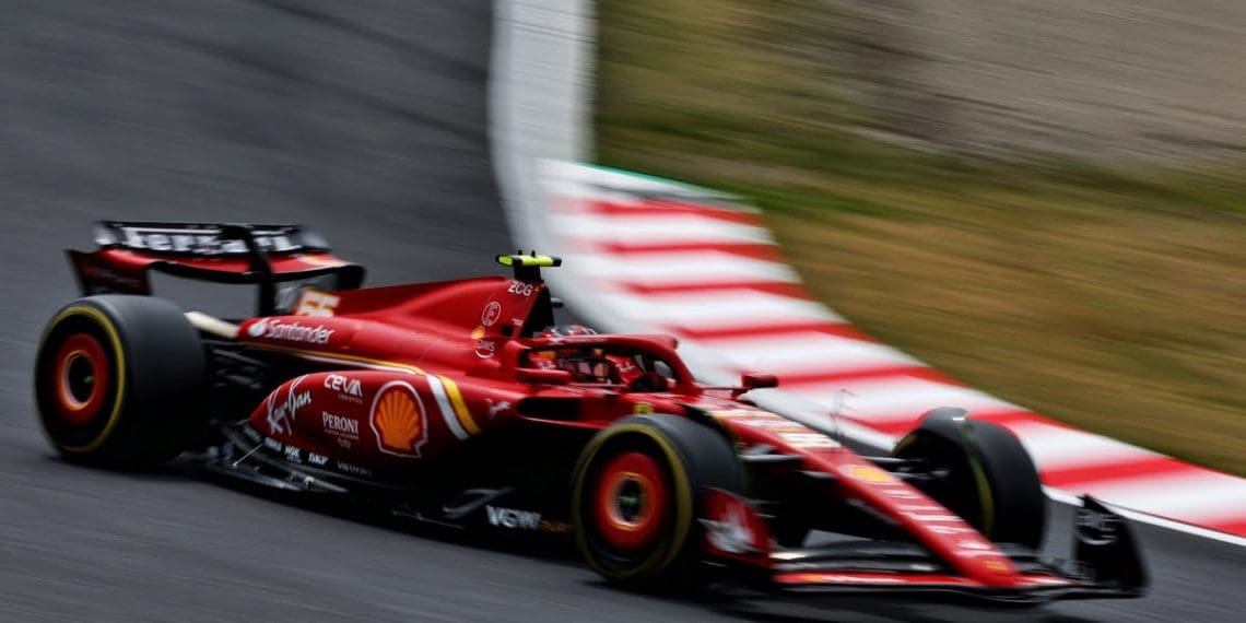 Sainz nega que diferença para a Red Bull seja um problema para a Ferrari.