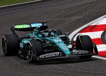 Stroll estabelece tempo mais rápido para a Aston Martin no único treino livre do GP da China.