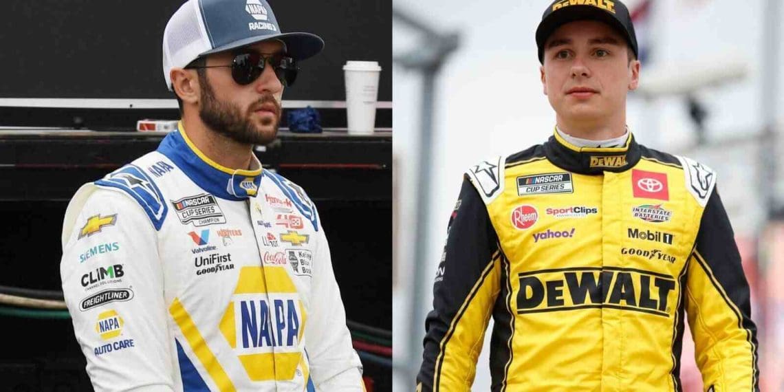 Chase Elliott solidariza-se com Christopher Bell por revelar inadvertidamente a contratação de Chase Briscoe pela JGR.