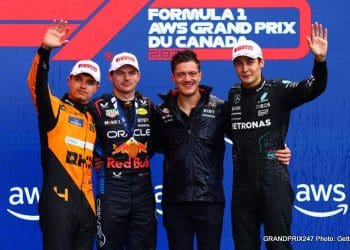 Top Three Conferência de Imprensa no Grande Prêmio do Canadá.