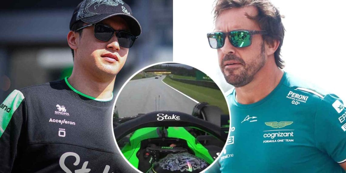 VÍDEO: Zhou Guanyu critica Fernando Alonso por contato no GP da Áustria