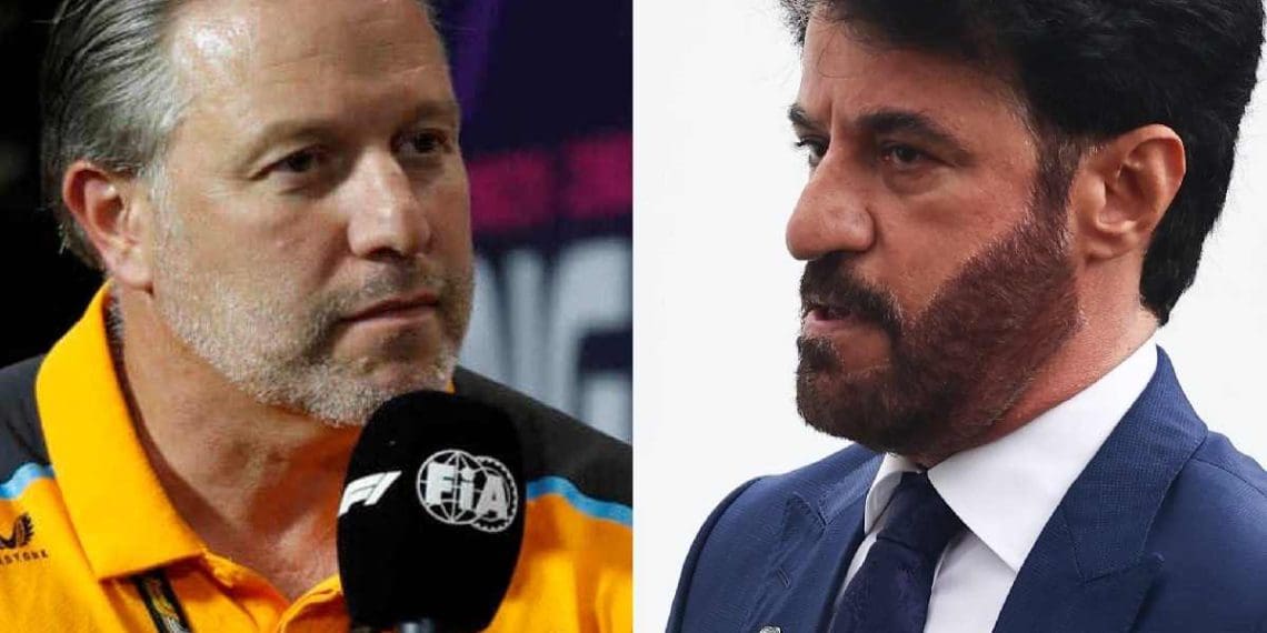 Zak Brown alerta F1 e FIA sobre transparência na era moderna, enfatizando que não estamos em 1984.