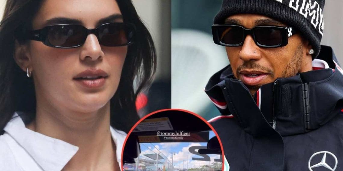 Vídeo: Kendall Jenner, ícone da moda avaliada em US $ 60 milhões, sugere evento único com Lewis Hamilton no circuito de Miami GP.