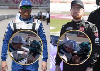 VÍDEO: Chris Beuscher e Tyler Reddick se chocam após colisão tardia em Darlington.