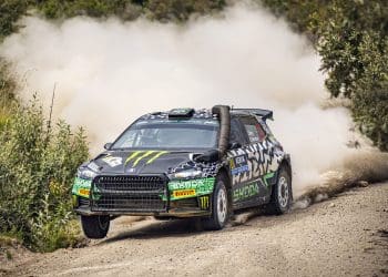 Skoda’s Solberg e Greensmith disputam sucesso na WRC2 em Portugal.