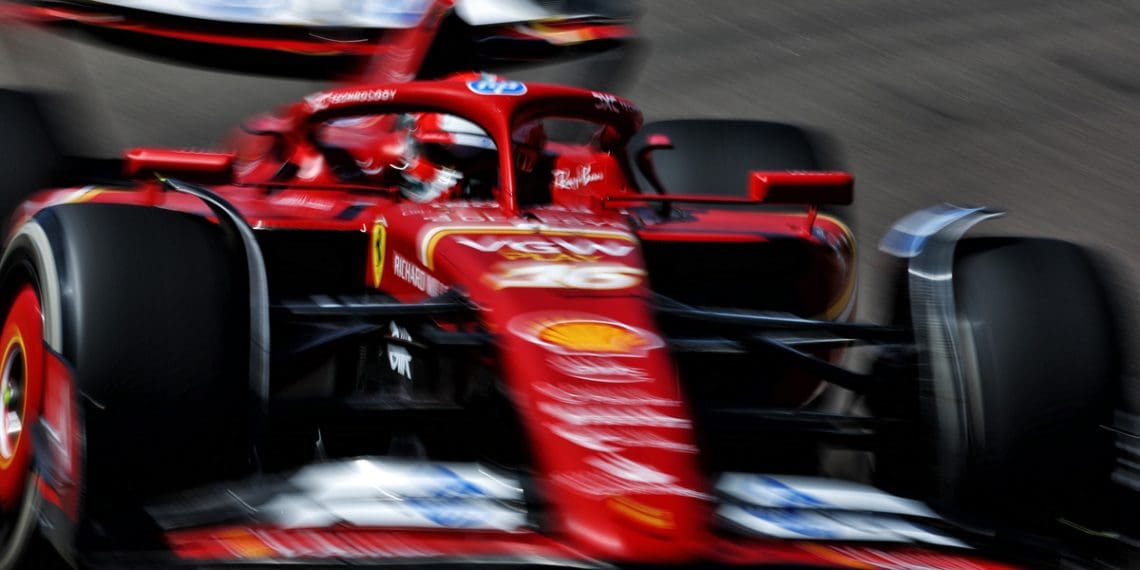 Leclerc termina em primeiro nos treinos de F1 em Imola.