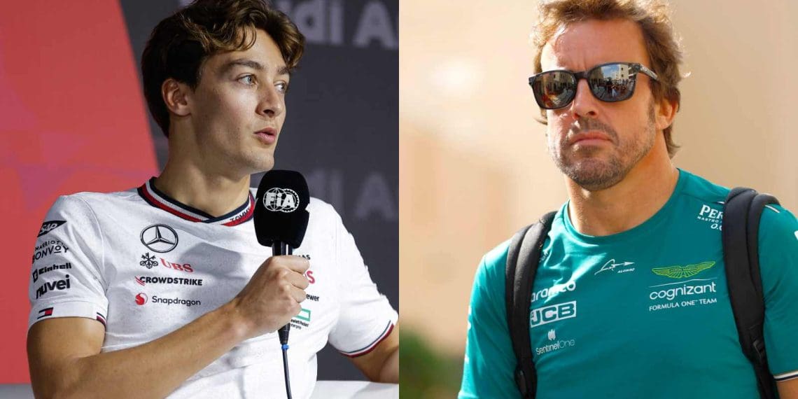 George Russell diz que acessou seu lado Fernando Alonso durante uma largada incrível na primeira volta do GP da Espanha.