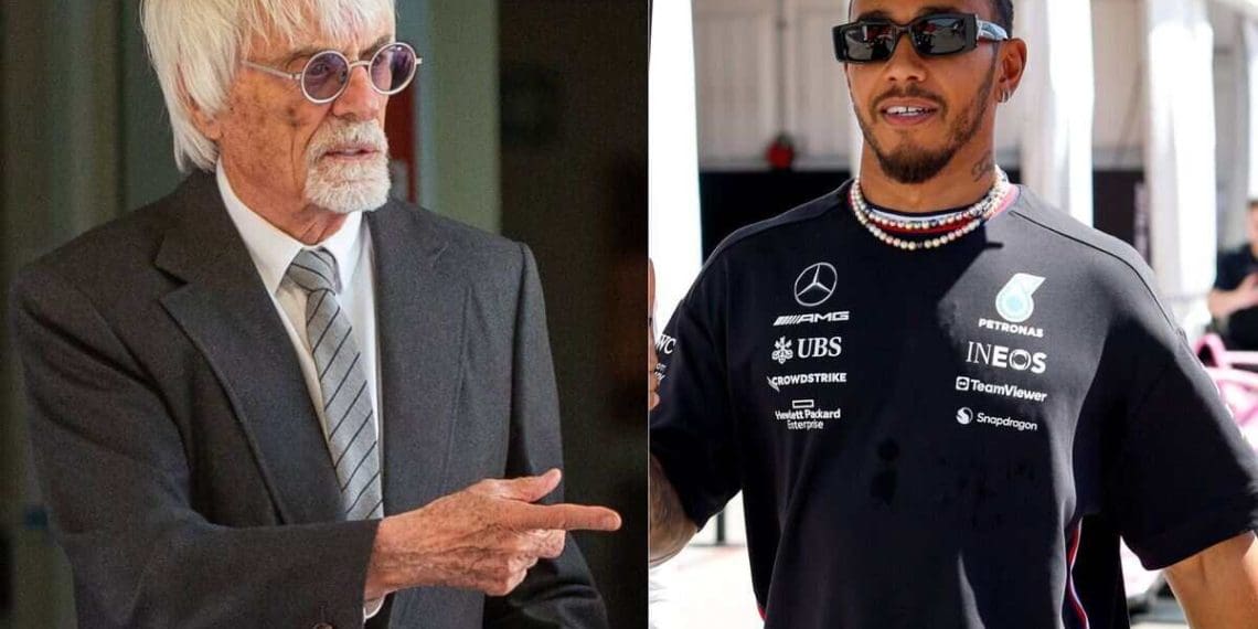 Bernie Ecclestone critica Lewis Hamilton como um desafio desnecessário em meio a rumores de mudança para a Ferrari.