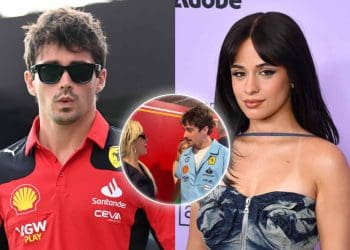 VÍDEO: Charles Leclerc tem um encontro engraçado com a estrela pop Camila Cabello no Grande Prêmio de Miami.