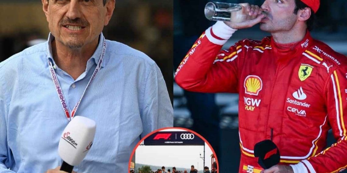 Guenther Steiner sugere que Carlos Sainz não está com pressa de se juntar à Audi apesar de especulações sobre Mercedes e Red Bull.