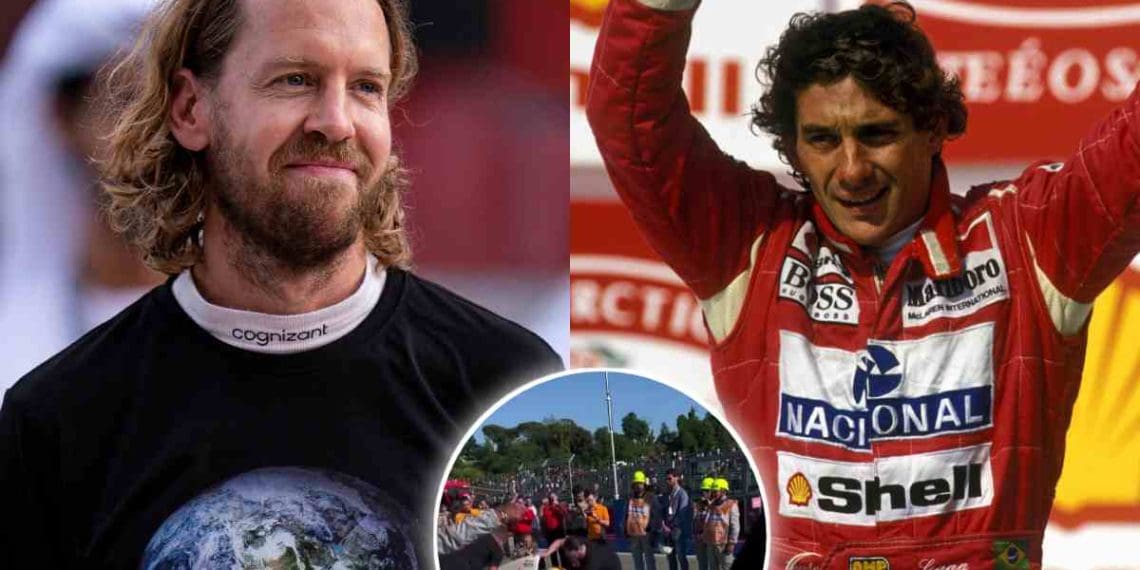 VÍDEO: Sebastian Vettel dirige o famoso McLaren MP4/8 de Ayrton Senna no circuito de Imola.