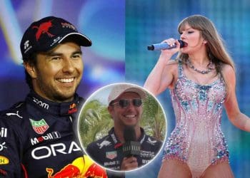 VÍDEO: Sergio Perez declara estar na ‘Era dos Poetas Torturados’ devido à nova música de Taylor Swift.