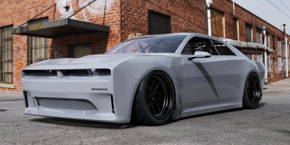 UPCOMING DODGE CHARGER DAYTONA EV GETS TUNED AND DEMON 170-SWAPPED IN FANTASY LAND