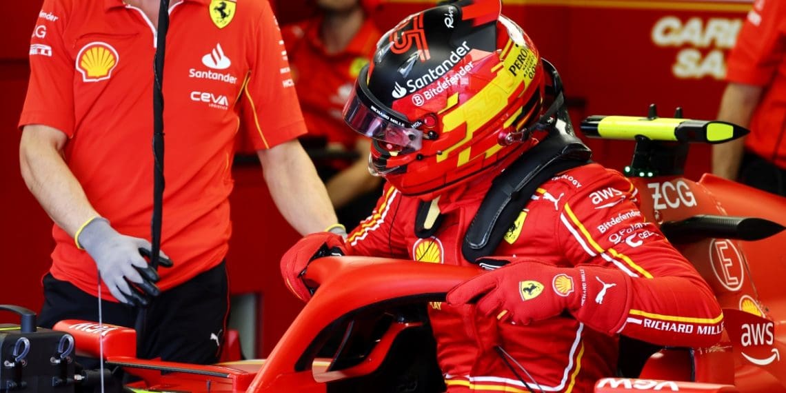 Carlos Sainz identifica problema que planeja resolver nos primeiros eventos de F1 de 2024.