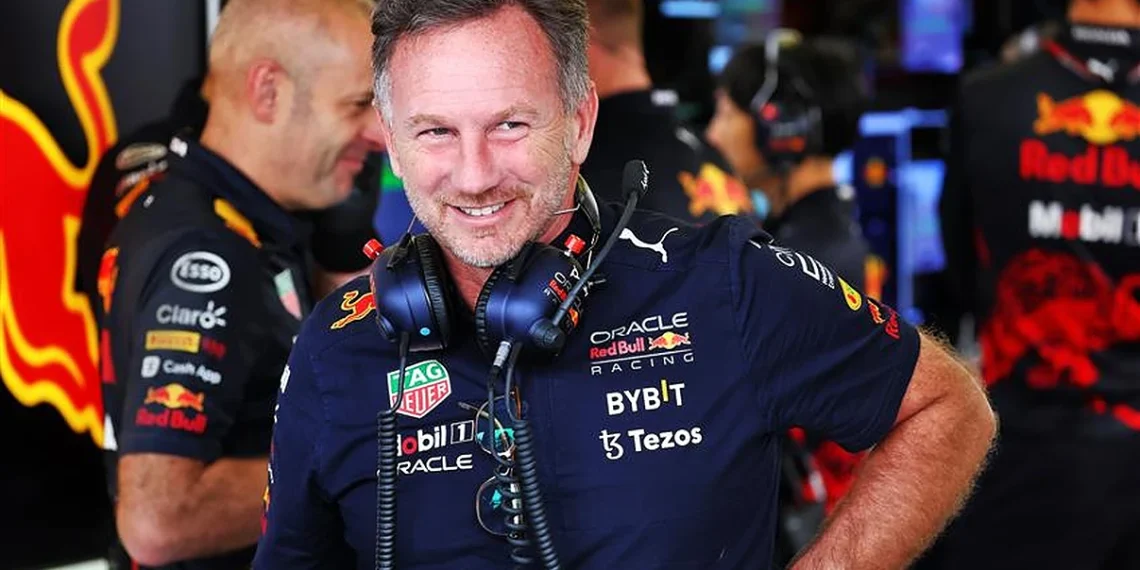 The spouse of Christian Horner is emotional during an inquiry into inappropriate behavior.
