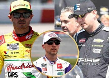 Denny Hamlin critica Kyle Larson por colidir com Kyle Busch em Gateway.