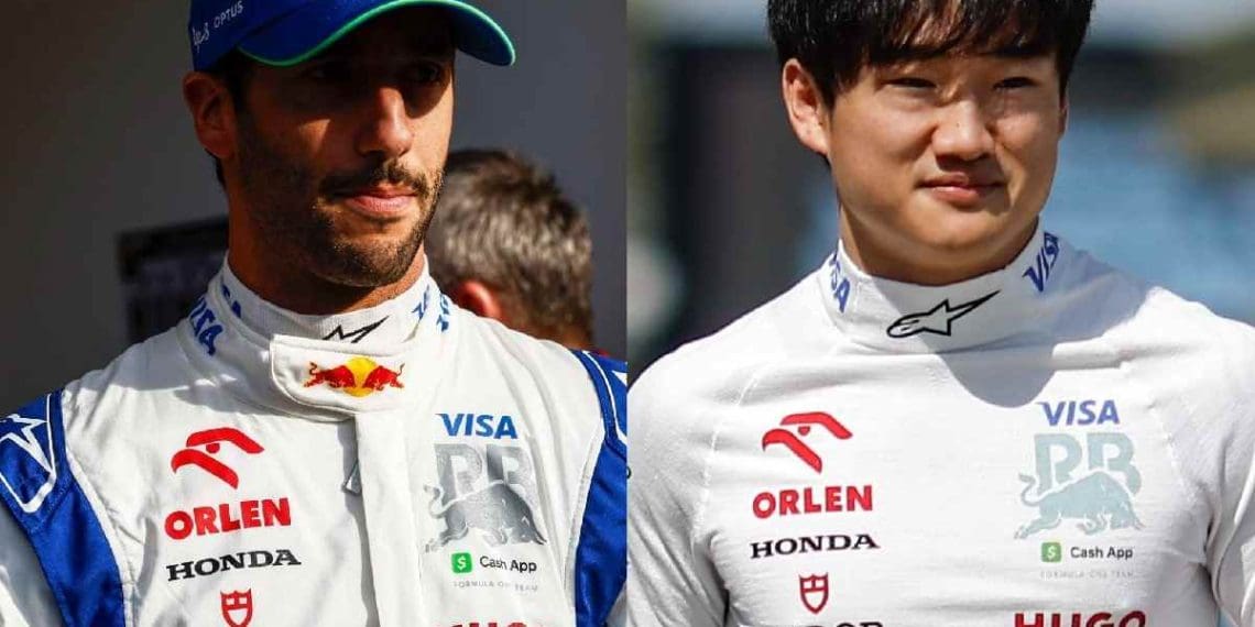Fãs ridicularizam Daniel Ricciardo por ser superado por Yuki Tsunoda no Grande Prêmio de Mônaco.