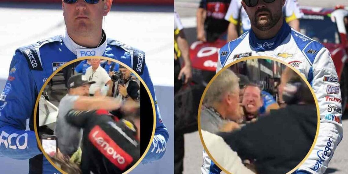Vídeo: Ricky Stenhouse Jr. bate inesperadamente em Kyle Busch durante discussão intensa em North Wilkesboro