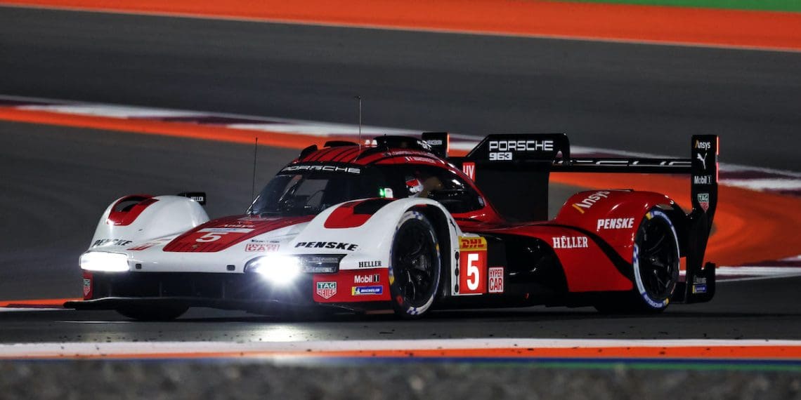 Campbell estabelece tempo mais rápido em sessão de treino perturbada no Catar.