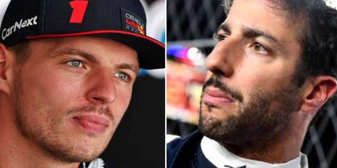 Max Verstappen admits to copying Daniel Ricciardo’s steering wheel setup.