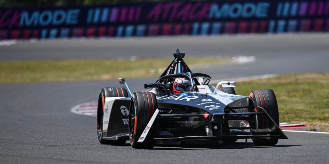 Grande desempenho de Evans lidera Jaguar nos dois primeiros lugares na sessão final de treinos do Portland E-Prix.