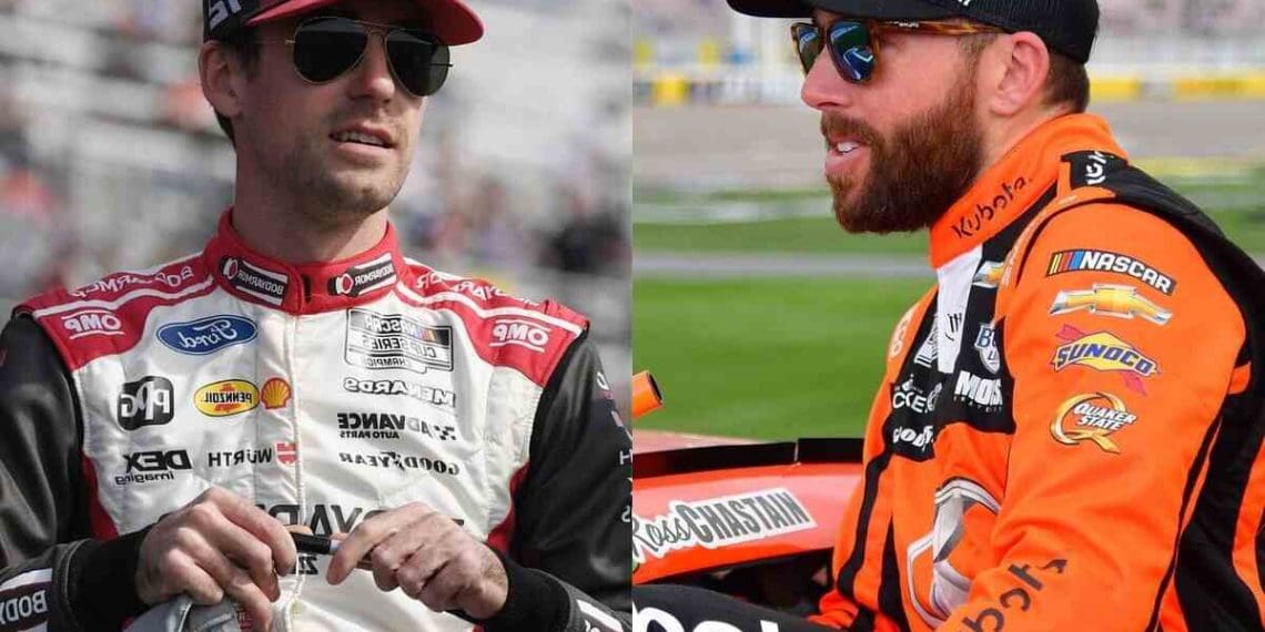 VÍDEO: Ryan Blaney frustrado com Ross Chastain após colisão em Bristol, se recusa a responder a perguntas da imprensa sobre o piloto da Chevrolet