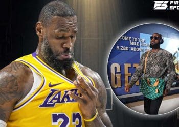 LeBron James surpreende fãs da NBA ao ser cercado por torcedores na F1 em Miami, mostrando a necessidade de maior segurança.
