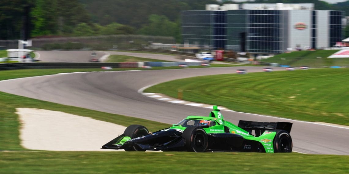 VeeKay lidera segundo treino da IndyCar em Barber.