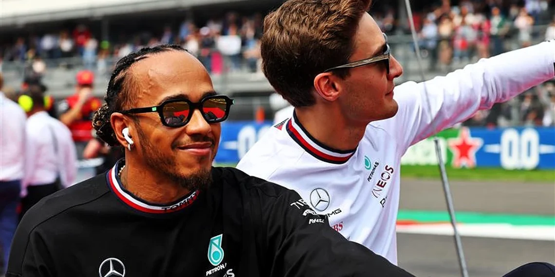 Lewis Hamilton e George Russell preocupados com vulnerabilidade da Mercedes.