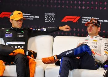 Verstappen brinca sobre Norris precisando de um ‘espelho grande’ para largadas de corridas de F1