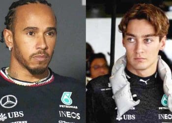 Lewis Hamilton reage às críticas direcionadas a George Russell nas redes sociais.