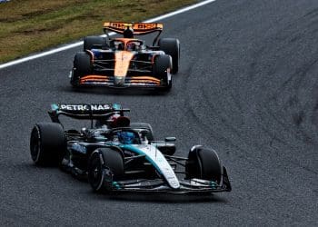 Russell defende decisões estratégicas da Mercedes no Grande Prêmio do Japão de Fórmula 1.